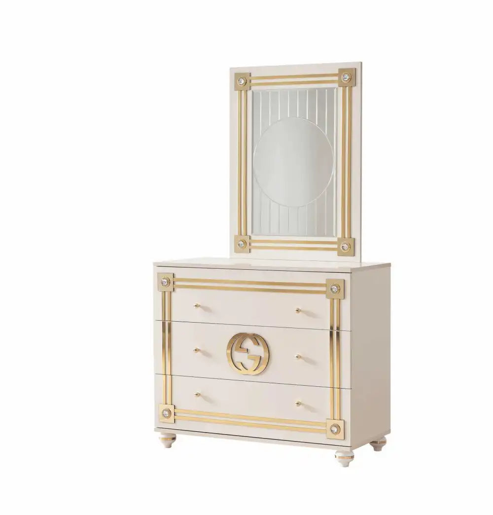 Chambre à coucher GUGGI Gold complète