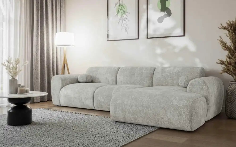 Canapé d'angle moderne CLOUD en Tissu