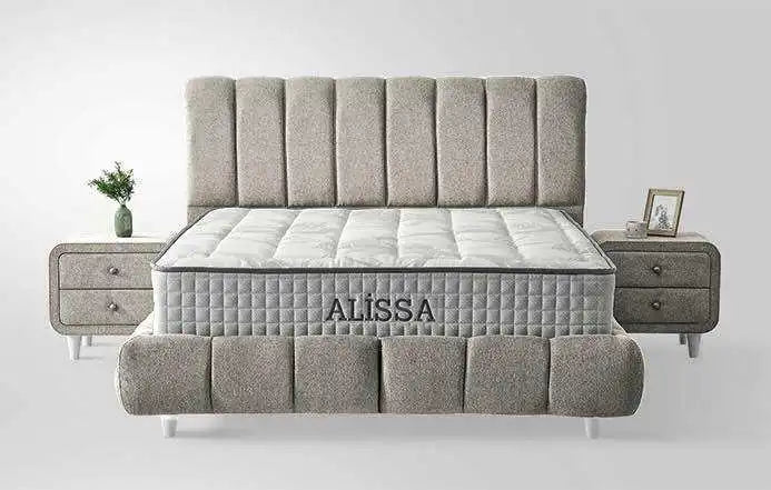 Lit coffre ALISSA en velours