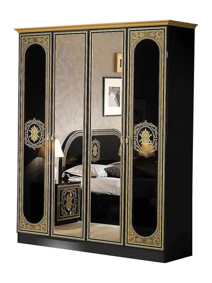 Chambre à coucher complète SOFIA noir