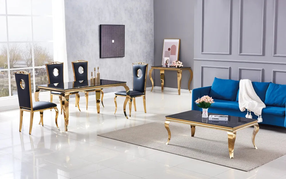 Table à manger BAROQUE gold