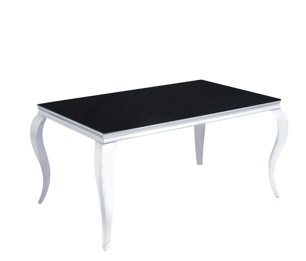 Table à manger BAROQUE chrome