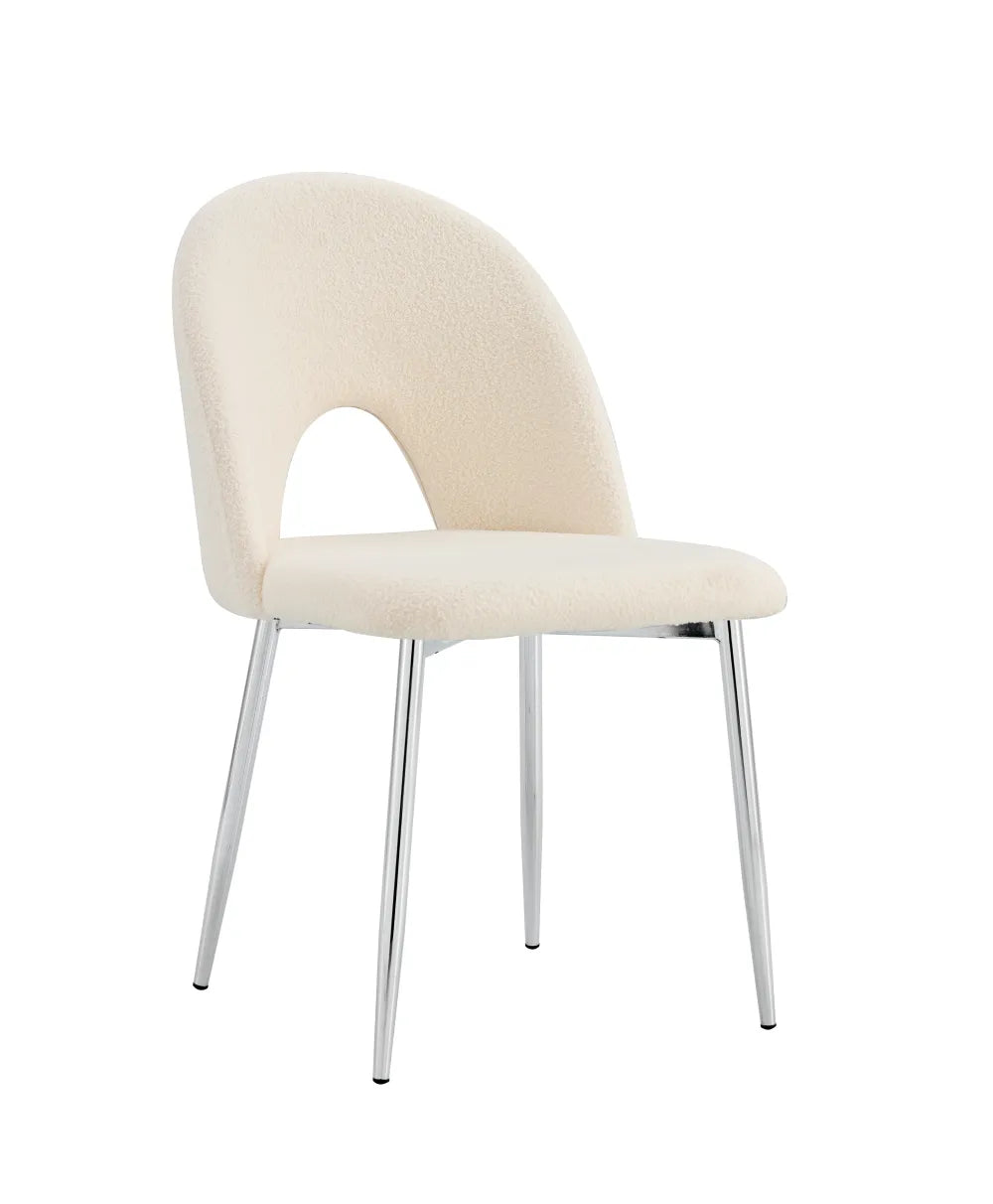 chaise TEDDY chrome
