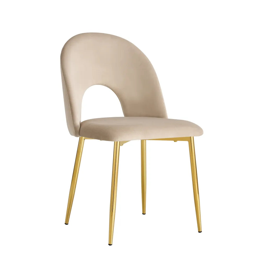 Chaise TEDDY gold
