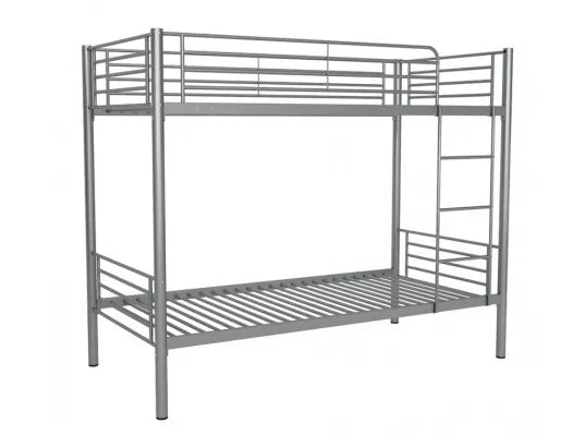 Lit superposé LUNA 1+1 Séparable en métal 90x190 cm sommier inclus