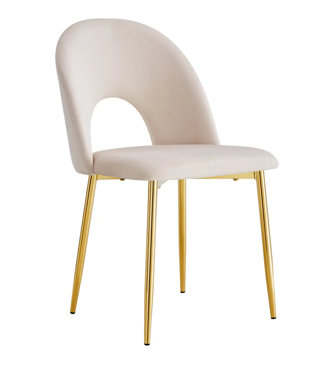 Chaise TEDDY gold
