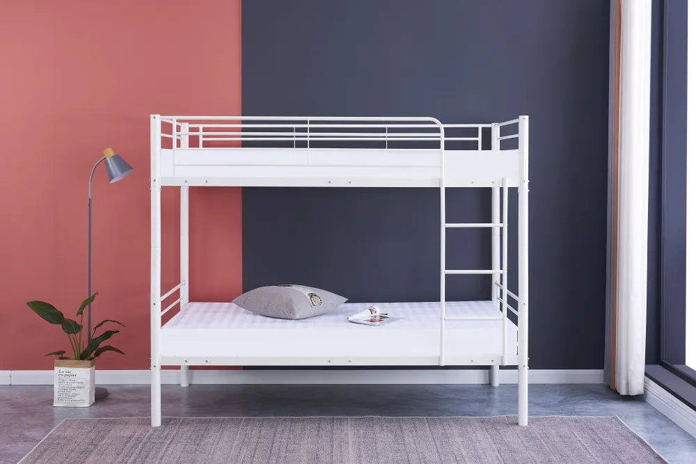 Lit superposé LUNA 1+1 Séparable en métal 90x190 cm sommier inclus