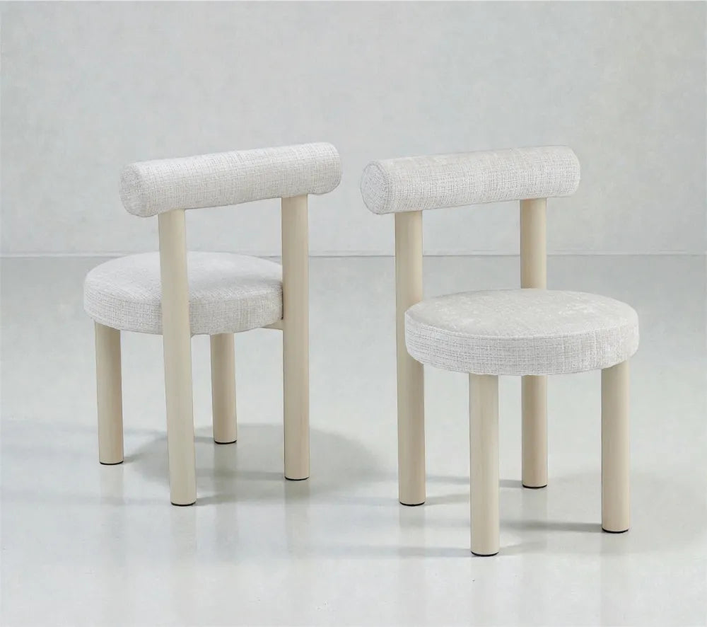 Lot de 2 chaises IRINA beige anti taches