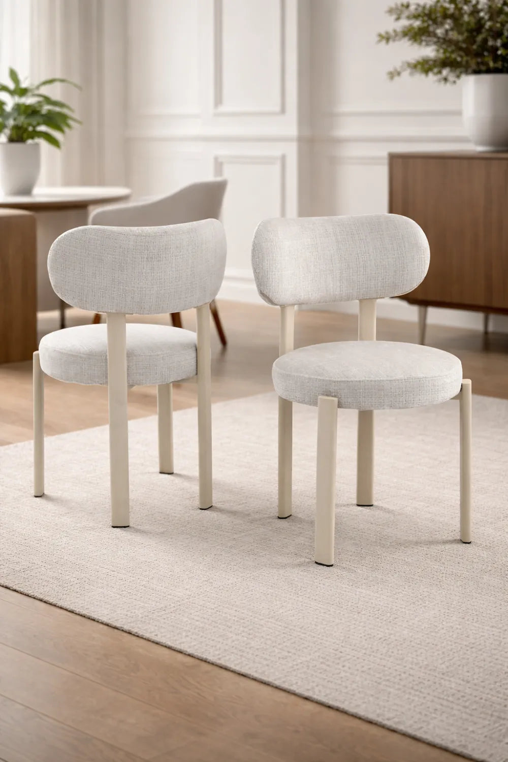 Lot de 2 chaises HAILEY beige