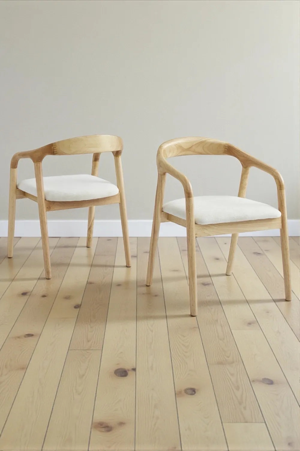Lot de 2 chaises CARLYON beige