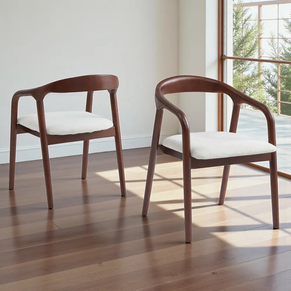 Lot de 2 chaises CARLYON beige