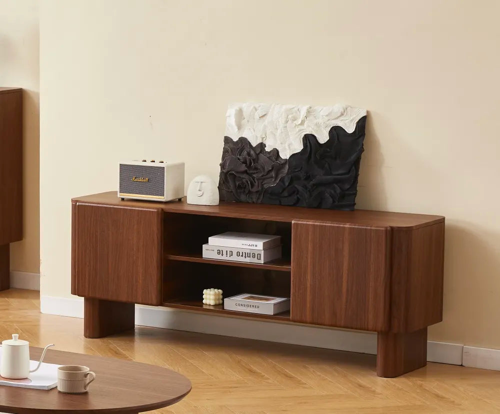 Meuble tv AMBRE 2 portes noyer