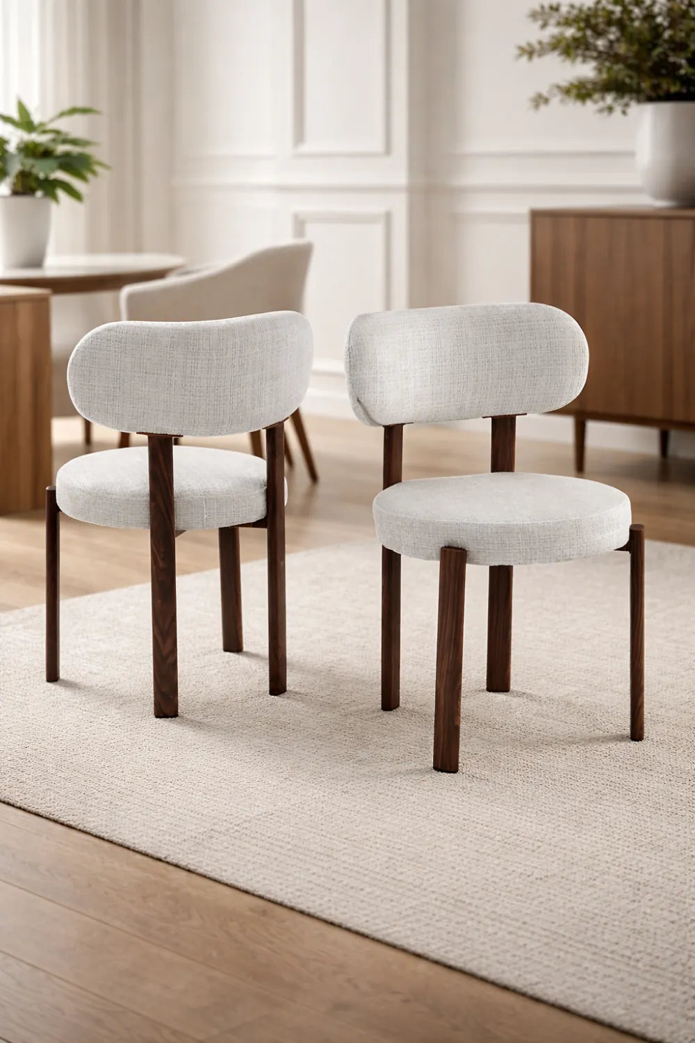 Lot de 2 chaises HAILEY beige