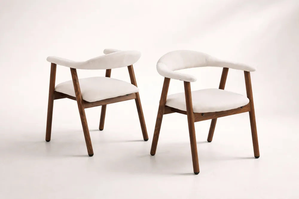 Lot de 2 chaises BERITA beige