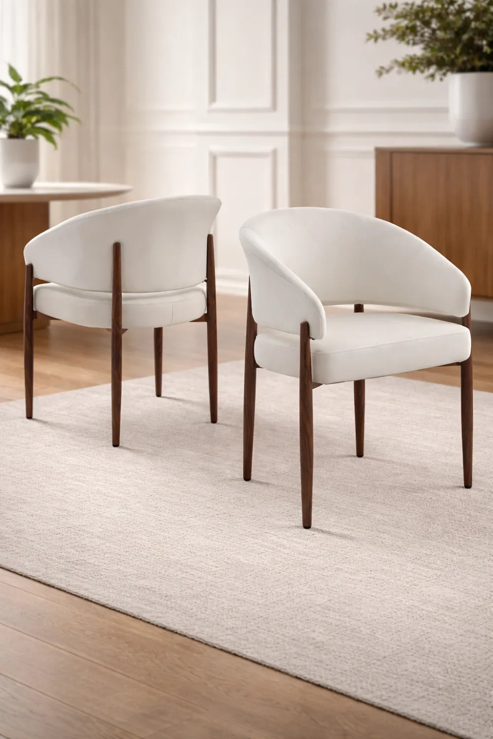 Lot de 2 chaises CHARLY beige