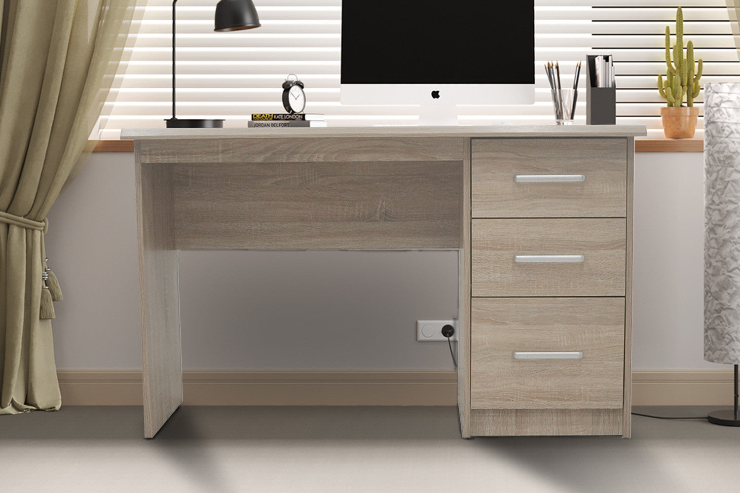 Bureau MATEO 3 tiroirs 120 cm