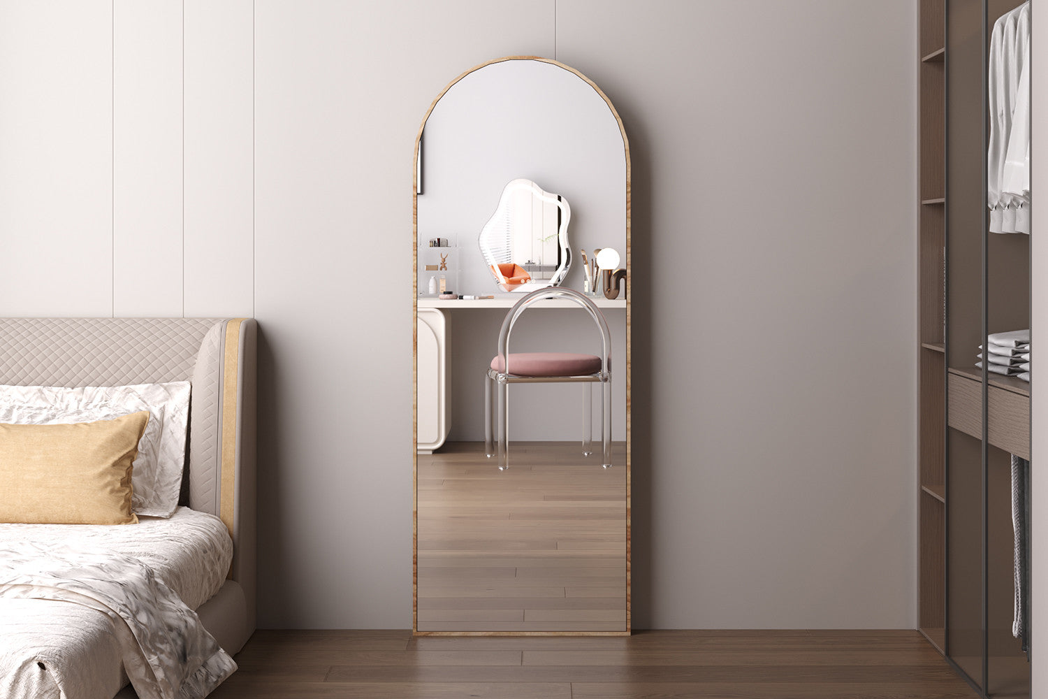 Miroir ROSALIE Chêne vieilli