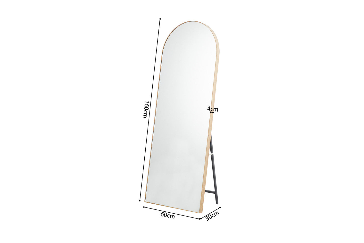 Miroir ROSALIE Chêne vieilli