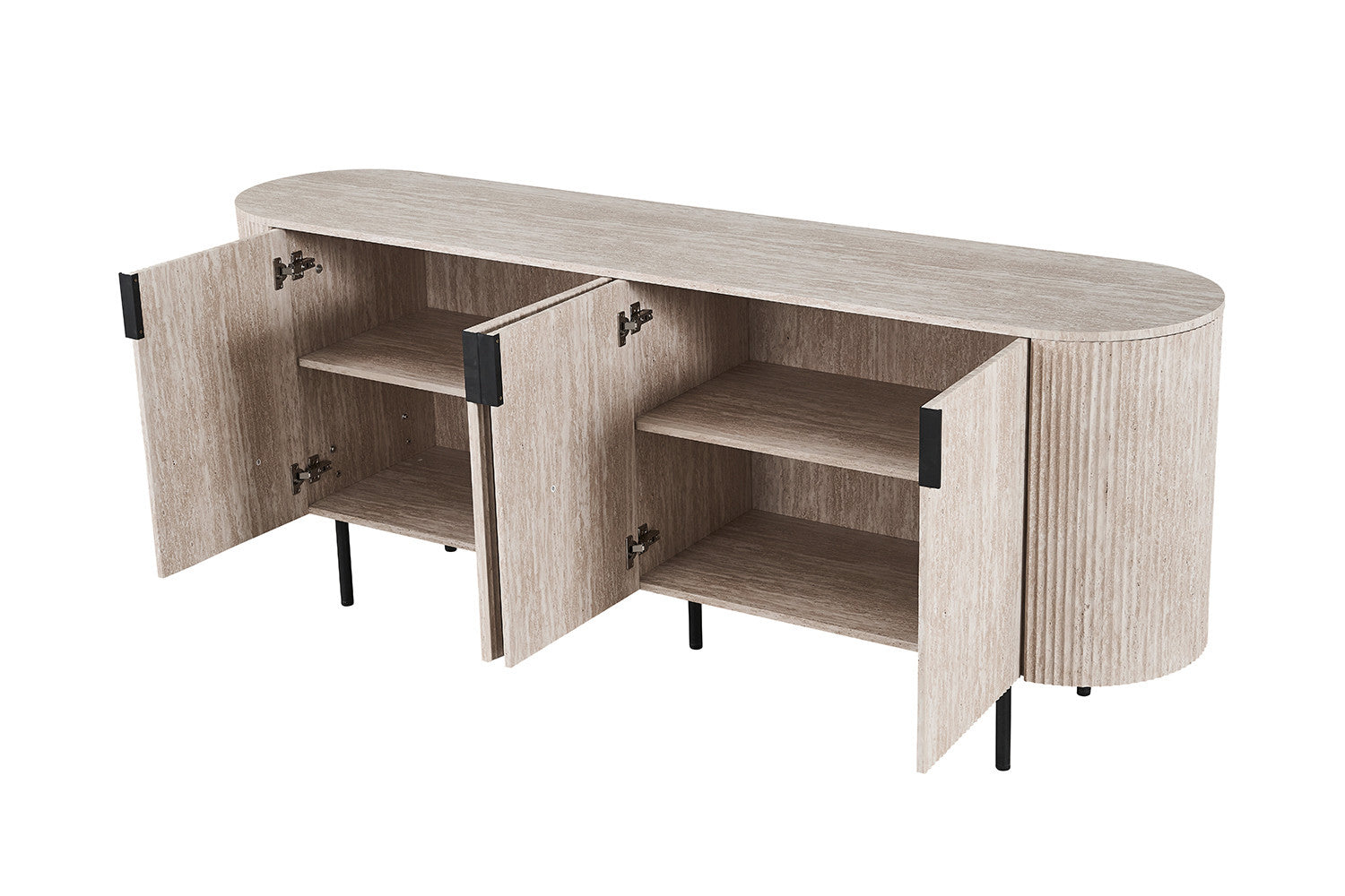 Buffet Bahut LAGOS 200 cm en bois
