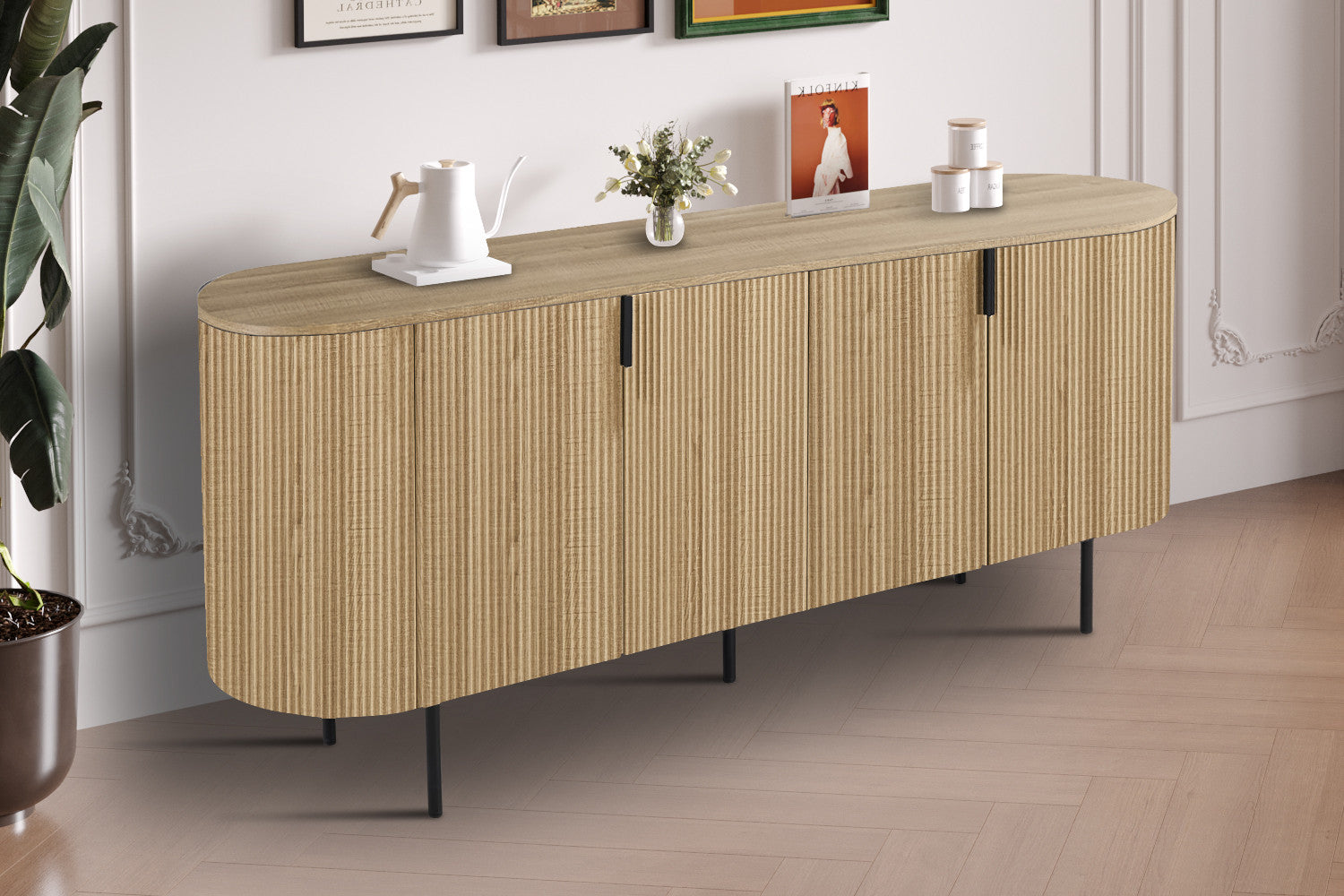 Buffet Bahut LAGOS 200 cm en bois