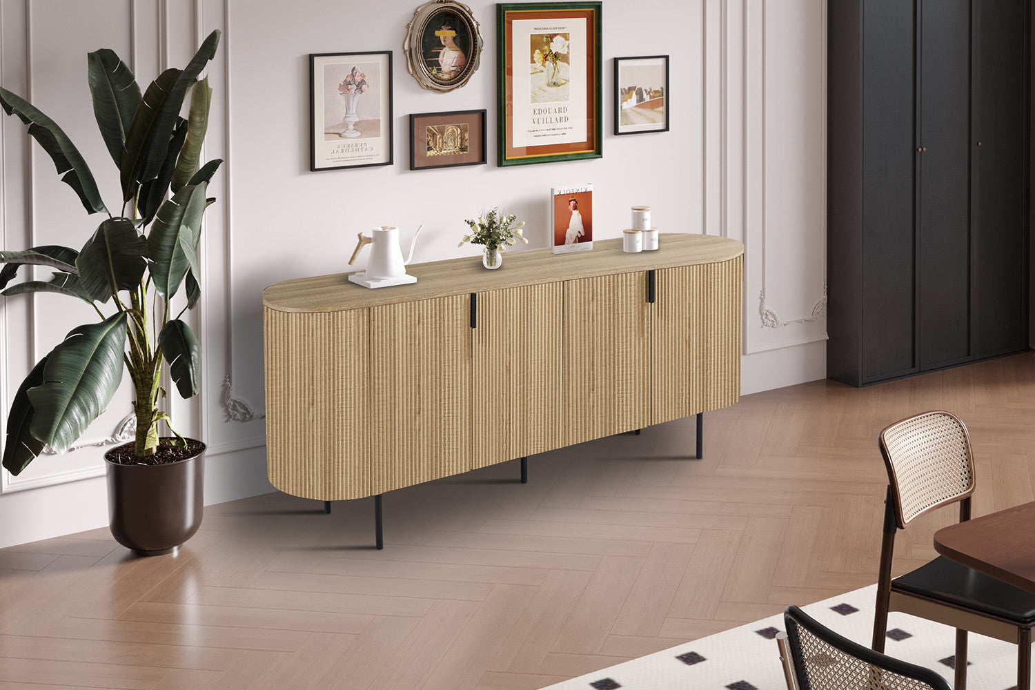 Buffet Bahut LAGOS 200 cm en bois