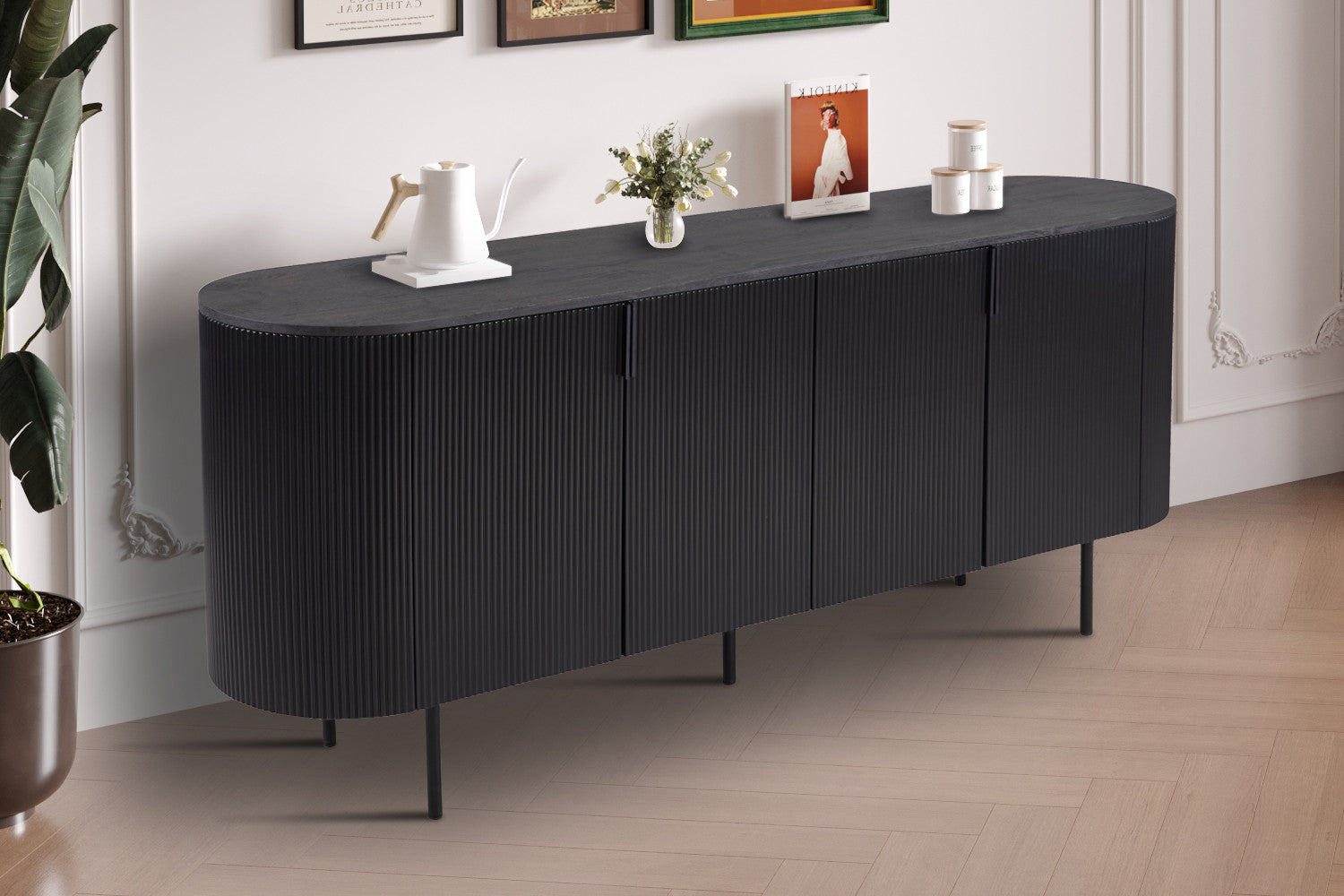 Buffet Bahut LAGOS 200 cm en bois