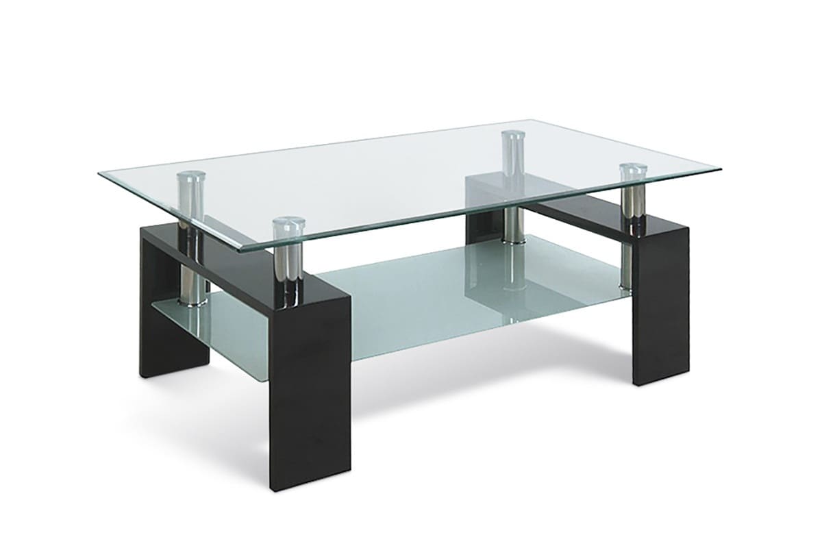 Table basse ALANA en verre trempé