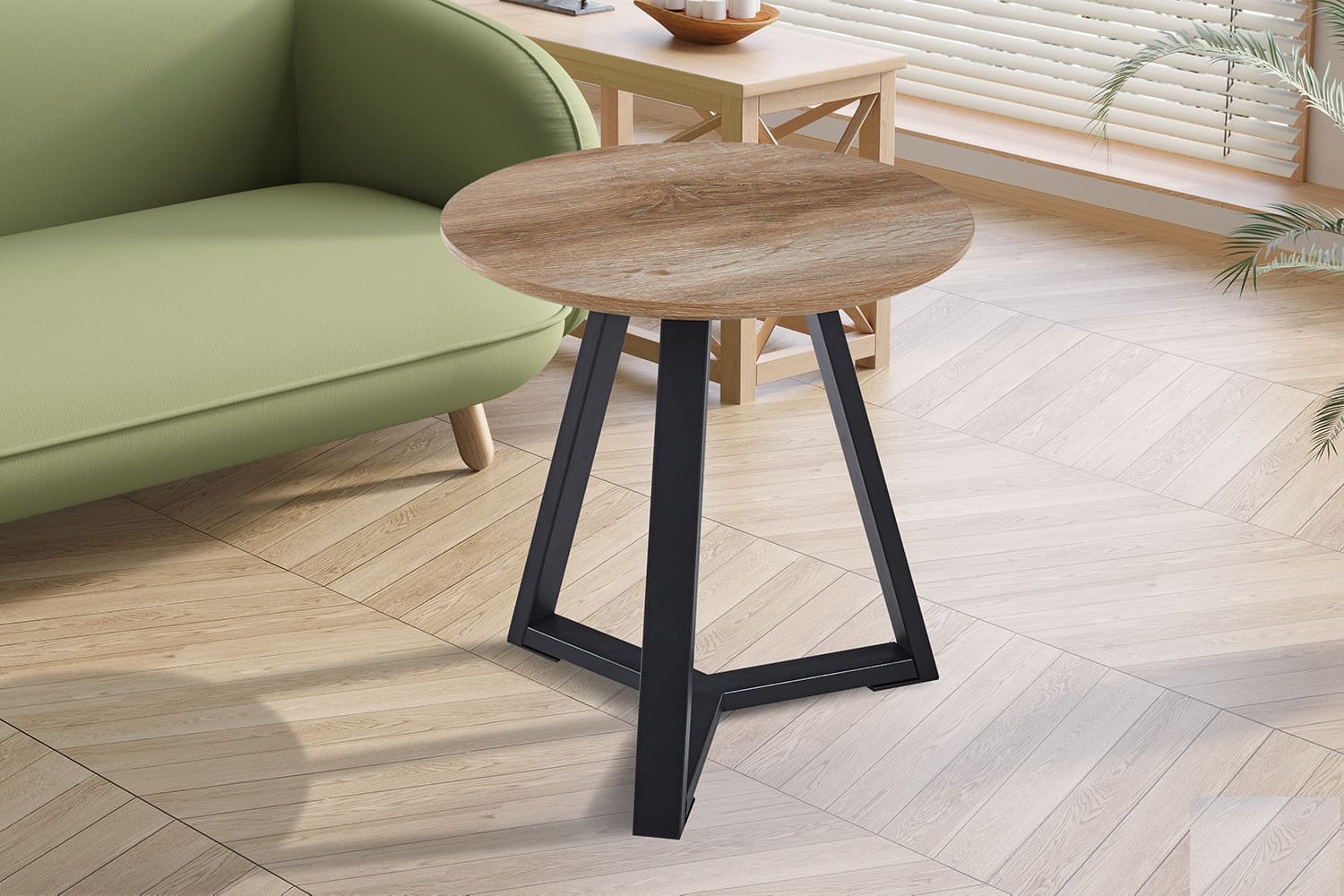 Table d'appoint PASO Chêne Vieilli