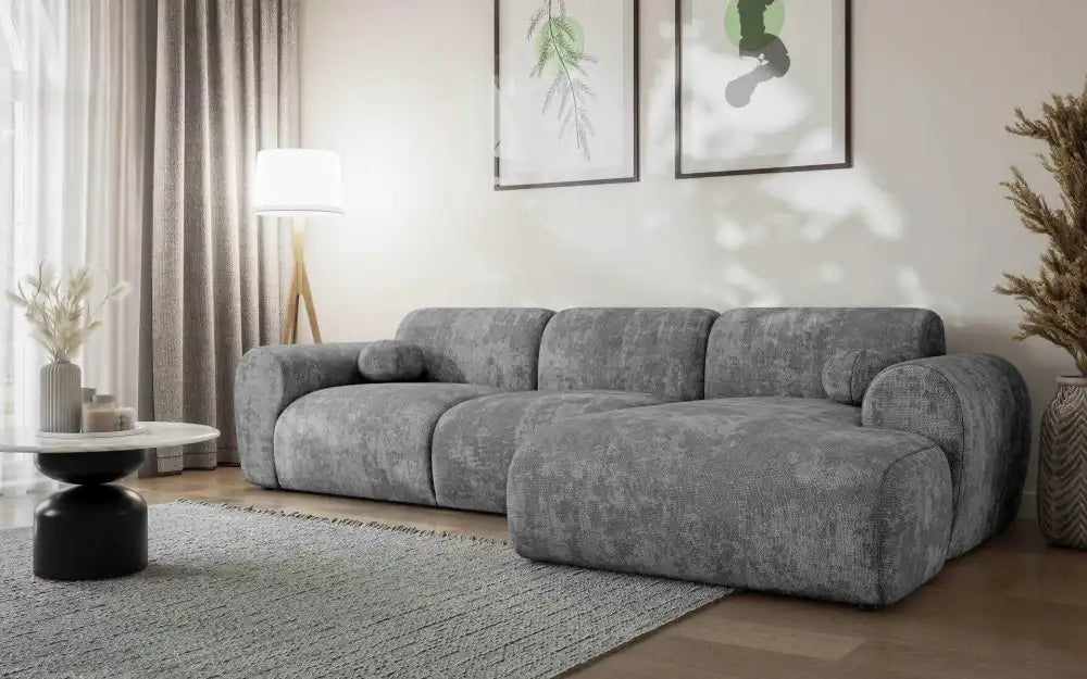 Canapé d'angle moderne CLOUD en Tissu