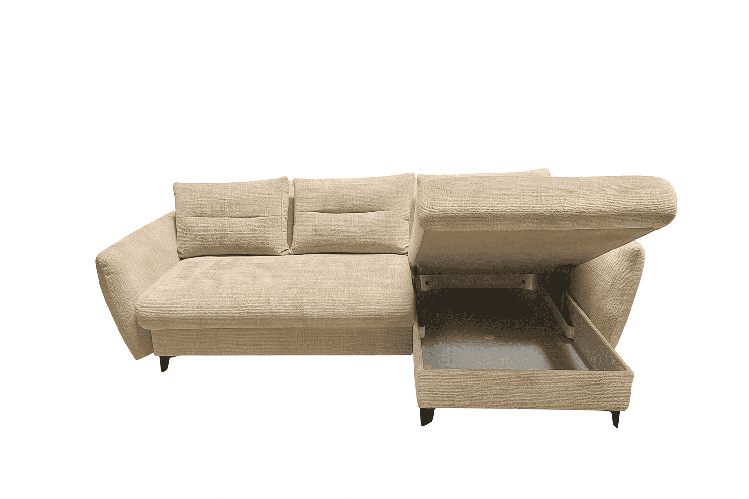 Canapé d'angle réversible FORTUNA convertible avec coffre