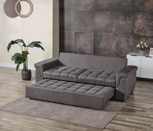Ensemble de canapés KANSAS 3+2+1 convertibles #couleur_gris