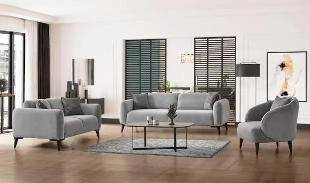 Ensemble de canapés NEVADA 3+2+1 #couleur_gris