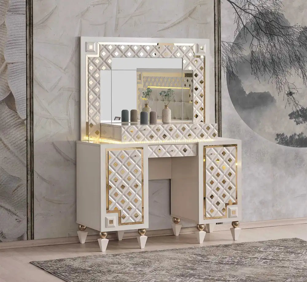 Chambre à coucher complète CRISTAL Gold