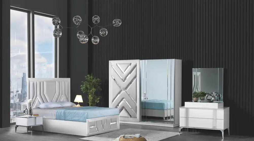 Chambre à coucher complète BOSSE gris