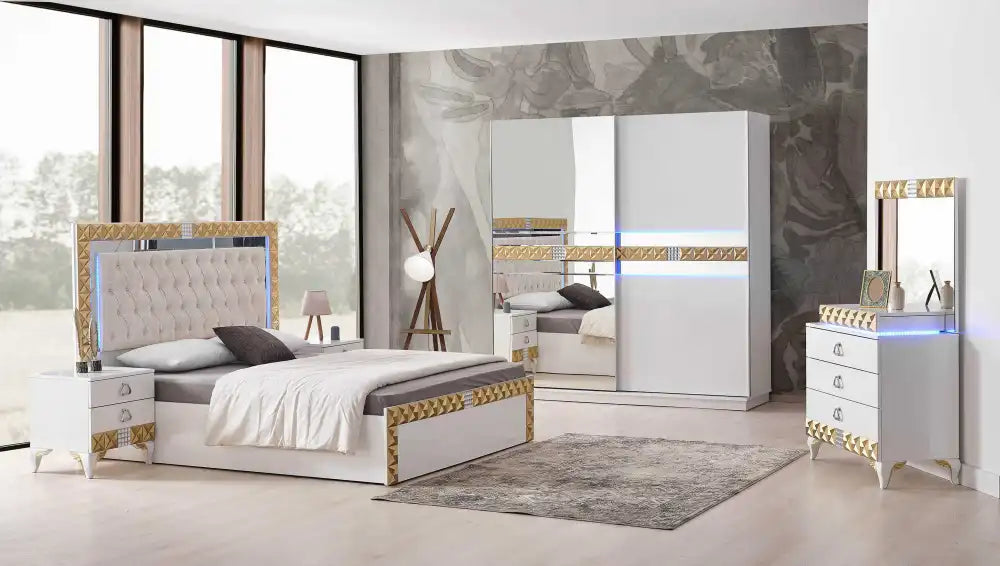 Chambre à coucher complète ALLIANCE gold