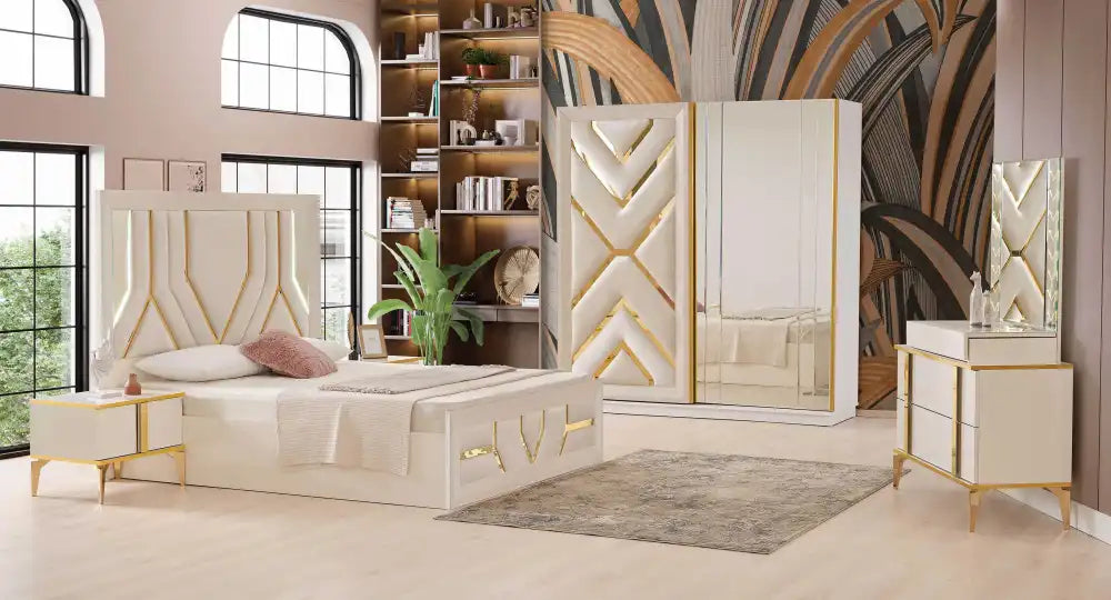 Chambre à coucher complète BOSSE gold