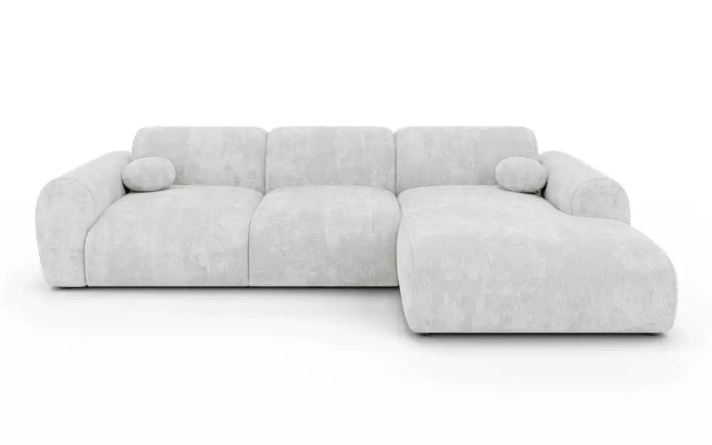 Canapé d'angle moderne CLOUD en Tissu #couleur_beige