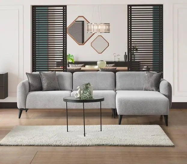 Canapé d'angle 4 places NEVADA #couleur_gris