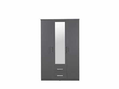 Armoire IBIZA 3 portes gris