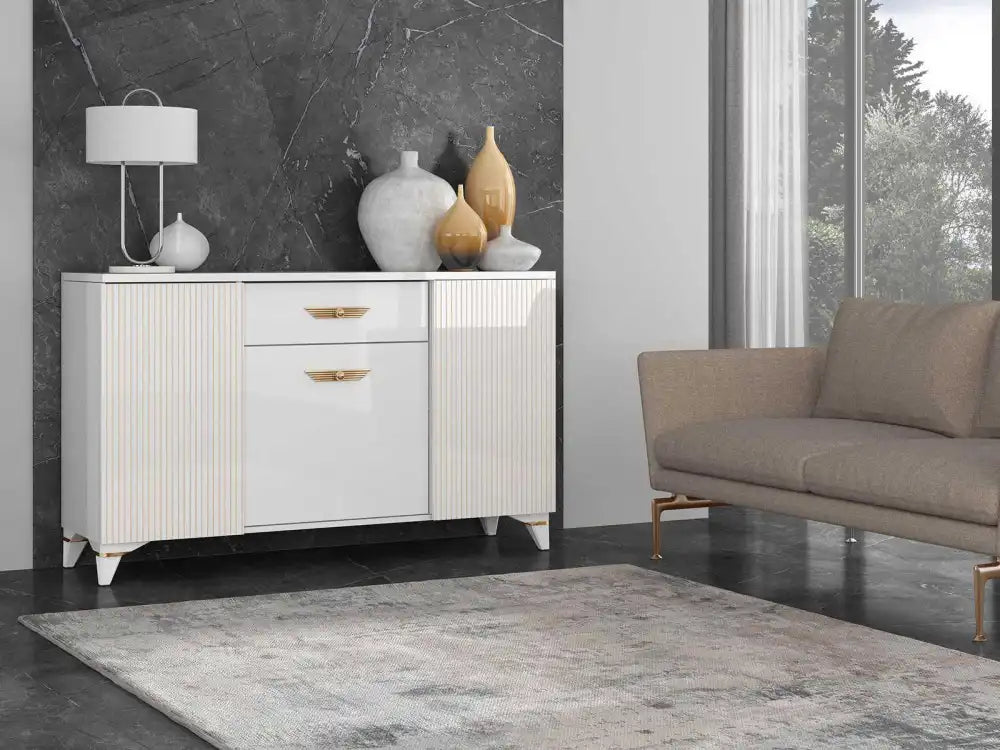 Buffet 3 Portes ELITE Blanc