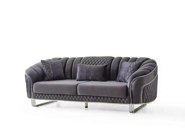 Ensemble de canapés SULTAN 3+2+1  #couleur_gris