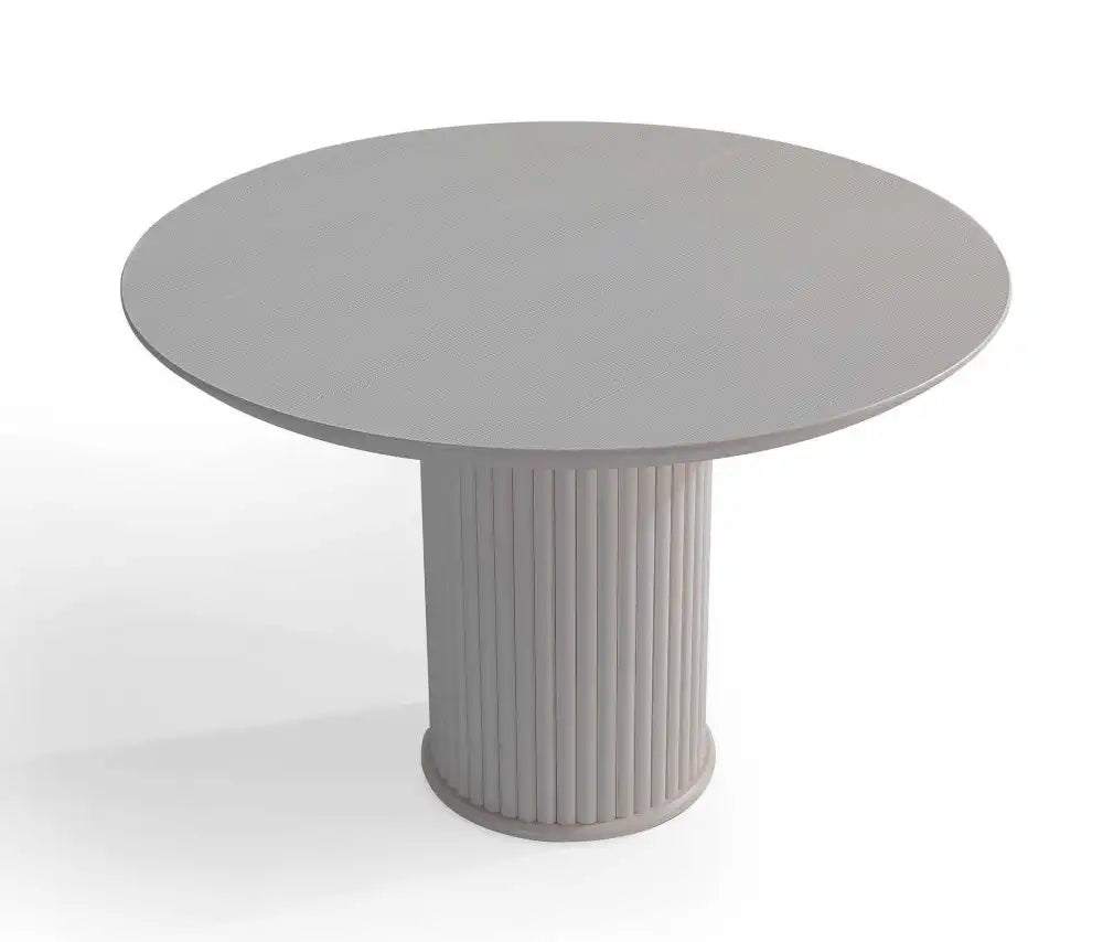 Table à manger ronde EMILY #couleur_blanc