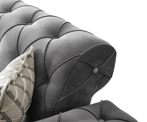 Ensemble de canapés PUNTO 3+2+1 convertibles #couleur_gris