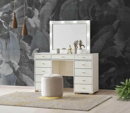 Coiffeuse 11 tiroirs LADY avec miroir 