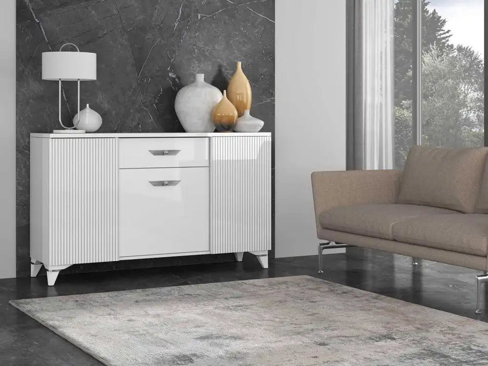 Buffet 3 Portes ELITE Blanc