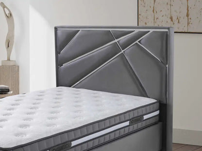 Lit coffre 160x200 RESITAL velours 