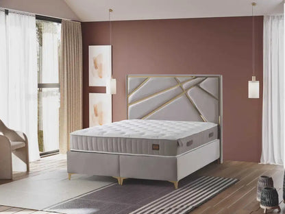 Lit coffre 160x200 RESITAL velours 