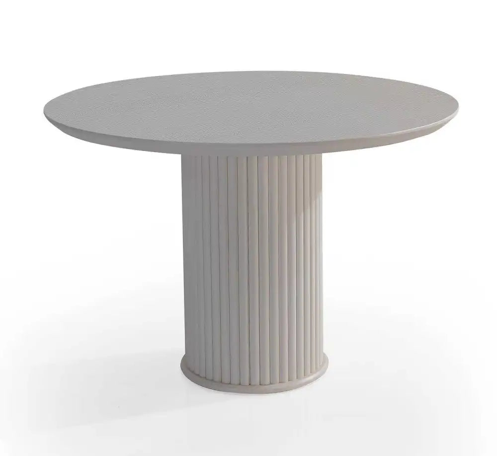 Table à manger ronde EMILY #couleur_blanc