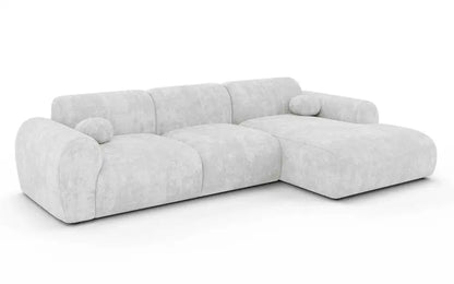 Canapé d'angle moderne CLOUD en Tissu 