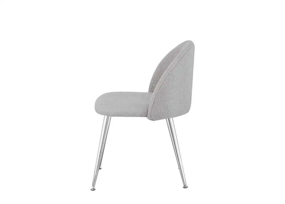Lot de 2 chaises BM velours #couleur_gris